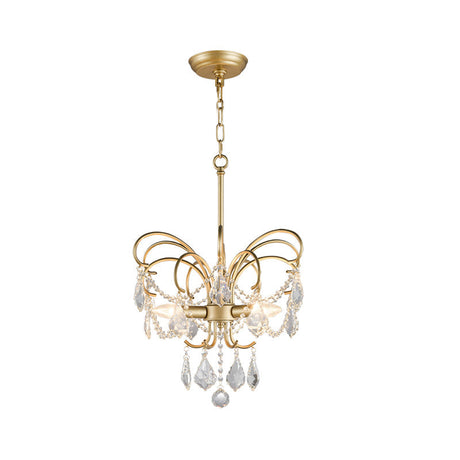 Crystal Chandelier  Brass Butterfly Design - Product detail 10