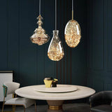 Modern Glass Pendant Light  Smoked Grey LED Collection - Product detail 6