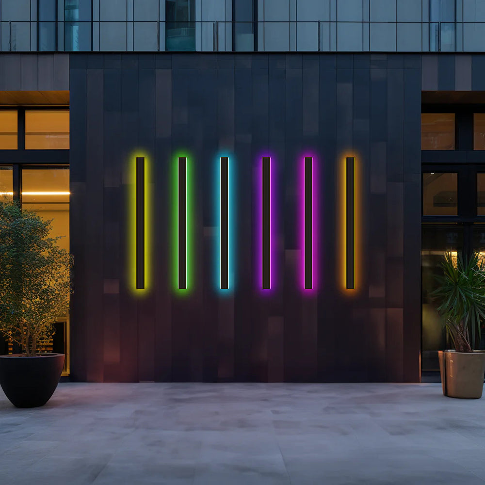 Modern LED Wall Light  Black Metal 80cm Linear Design - Product detail 15