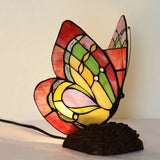 Tiffany Style Table Lamp  Butterfly Stained Glass Design - Product example