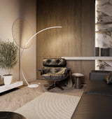 Modern LED Arc Floor Lamp  Minimalist Design with Smart Controls - Product detail 6