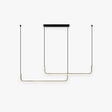 Modern LED Pendant Light  Geometric Linear Design - Product detail 5
