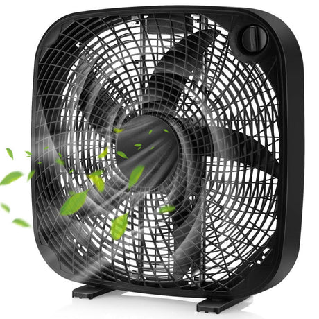 High Performance Box Fan  20-Inch 3-Speed Cooling System - Product showcase