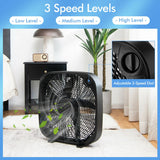 High Power Box Fan  20-Inch 3-Speed Cooling System - Detailed view