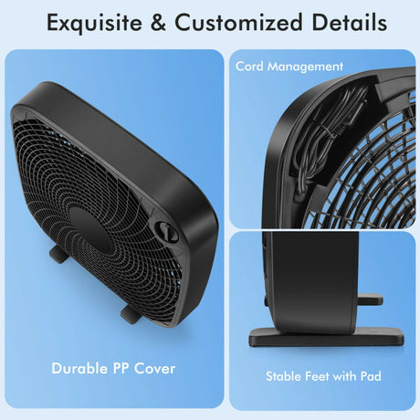High Performance Box Fan  20-Inch 3-Speed Cooling System - Product detail 8