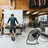 Industrial Floor Fan  20-Inch High Velocity Metal Design - Product example
