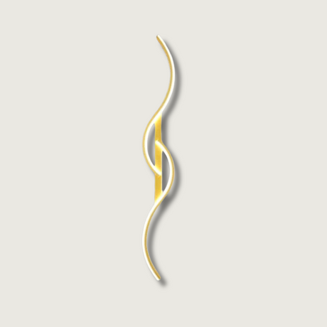 Modern LED Wall Light  Curved Minimalist Design - Product showcase