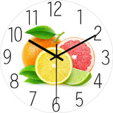 Modern Wall Clock  Neon Numbers Blue Marble Design - Product detail 19