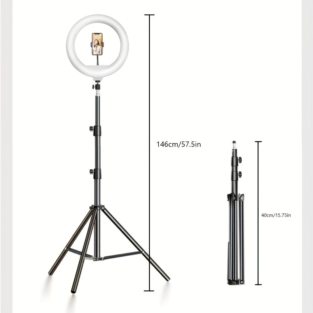 LED Ring Light  Professional Studio Lighting With Adjustable Stand - Detailed view