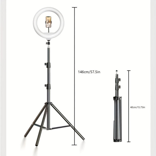 LED Ring Light  Professional Studio Lighting With Adjustable Stand - Detailed view