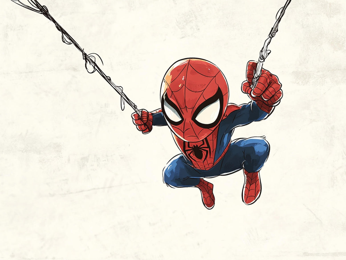 Kids Mural Wallpaper | Spider-Man Comic Hero Design
