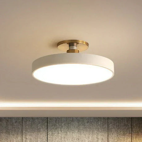 Modern Nordic Ceiling Light  Blue Disc LED Fixture - Product detail 4