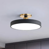 Modern Nordic Ceiling Light  Blue Disc LED Fixture - Product detail 5