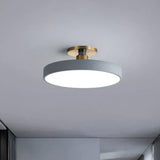Modern Nordic Ceiling Light  Blue Disc LED Fixture - Product detail 6