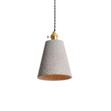 Industrial Cement Pendant Light  Minimalist Gray Shade With Brass Fitting - Product detail 18