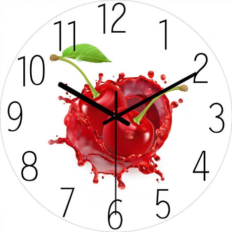 Modern Wall Clock  Neon Numbers Blue Marble Design - Product detail 20