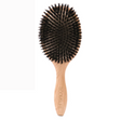 Natural Boar Bristle Brush  Wooden Handle Hair Styling Tool - Product showcase