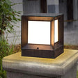 Modern Cube Outdoor Light  Aluminum Garden Pillar Lamp - Product detail 8