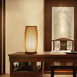 Japanese Table Lamp  Natural Bamboo Slat Design - Product detail 5