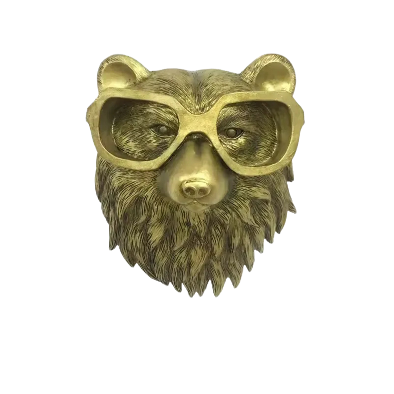 Animal Wall Decor  Vintage Style Brass Finish - Product detail 6