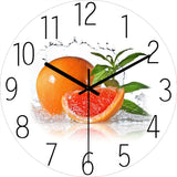 Modern Wall Clock  Neon Numbers On Blue Marble - Product detail 21