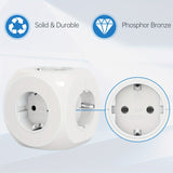 Smart Power Socket Cube  5-Port Electric Outlet Extension - Product detail 4