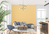 Yellow Mural Wallpaper | Warm Sunshine Design