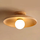 Wooden Ceiling Light  Natural Bowl Shade Design - Product detail 9