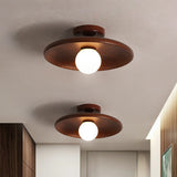 Wooden Ceiling Light  Natural Bowl Shade Design - Product detail 4