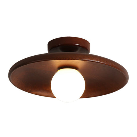 Wooden Ceiling Light  Natural Bowl Shade Design - Product detail 8