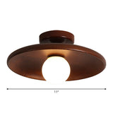 Wooden Ceiling Light  Natural Bowl Shade Design - Product detail 7