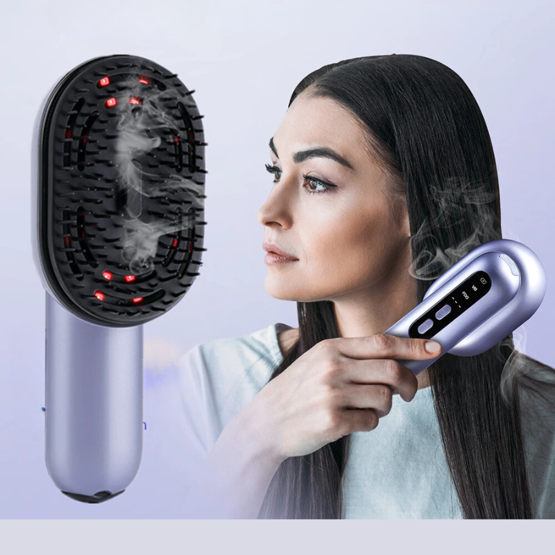 Smart Hair Care Massager  LED Light Therapy With Oil Application - Detailed view