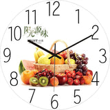 Modern Wall Clock  Neon Numbers Blue Marble Design - Product detail 22