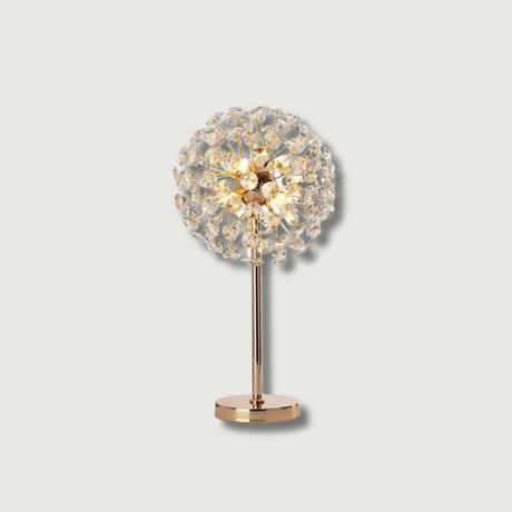 Crystal Table Lamp  Dandelion Sphere Design - Product showcase
