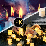 LED Tea Light Set  24 Flameless Candles with Warm Glow - Product detail 4
