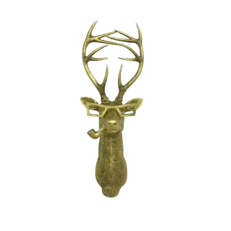 Animal Wall Decor  Vintage Style Brass Finish - Product detail 5