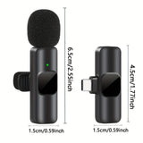 Professional Wireless Microphone  USB-C Lavalier for Content Creation - Product detail 5