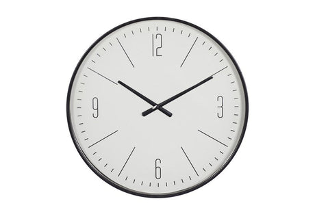 Modern Wall Clock  Black Glass Frame Design - Product detail 4