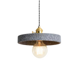 Industrial Cement Pendant Light  Minimalist Gray Shade With Brass Fitting - Product detail 24