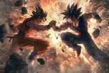 Anime Mural Wallpaper | Dragon Ball Battle Scene