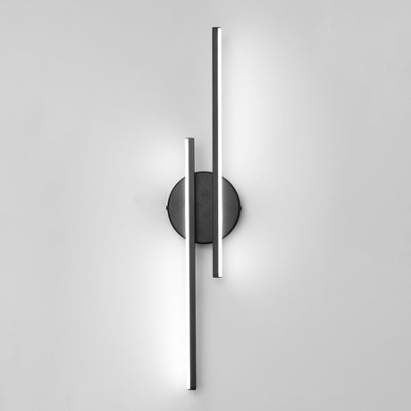 Modern LED Wall Light  Linear Black Metal Design - Product detail 5