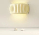 Modern Wall Sconce  Ribbed Resin Design - Product detail 8