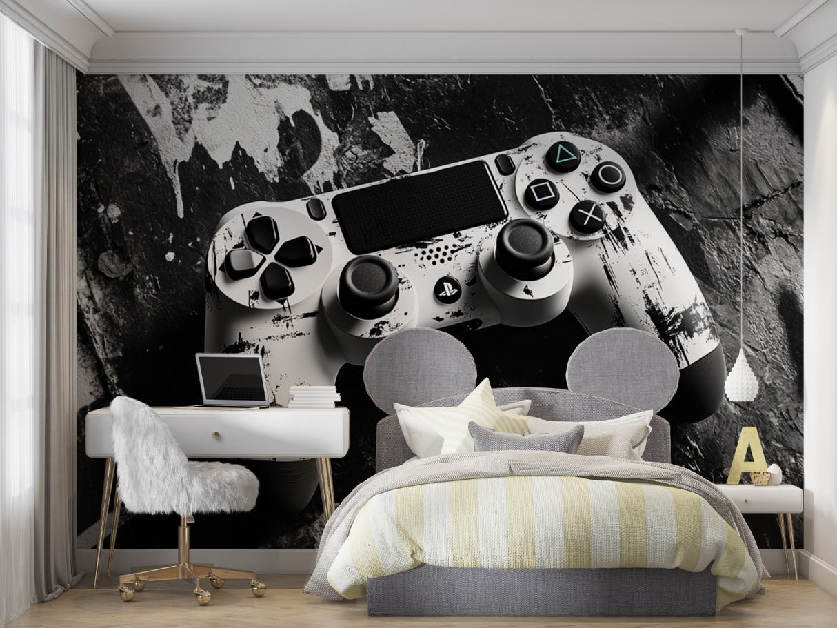 Gaming Mural Wallpaper | PlayStation Controller Design
