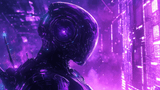 Galaxy Mural Wallpaper | Purple Space Gaming Design