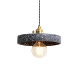 Industrial Cement Pendant Light  Minimalist Gray Shade With Brass Fitting - Product detail 26