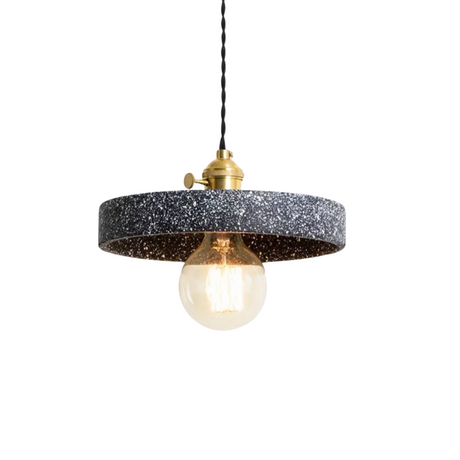 Industrial Cement Pendant Light  Minimalist Gray Shade With Brass Fitting - Product detail 26