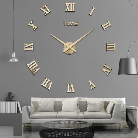 Modern Wall Clock  Roman Numeral DIY Design - Product detail 7