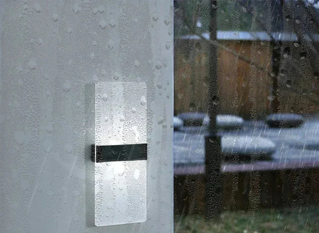 Solar Wall Light  Dual LED Outdoor Sconce - Product showcase