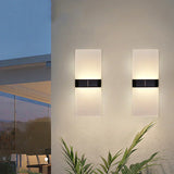 Solar Wall Light  Dual LED Outdoor Sconce - Detailed view