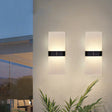 Modern Solar Wall Light  Minimalist LED Outdoor Sconce - Product detail 6